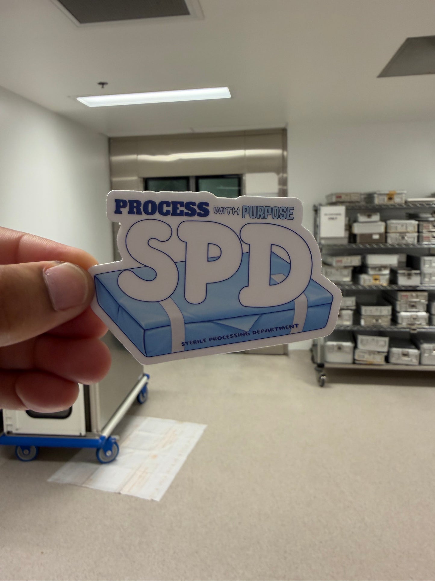 Sterile Processing Sticker Bundle + Mini Acrylic Pin| 4 SPD Stickers & 1 Mystery Mini Acrylic Pin | CSSD Gift | SPD Accessories