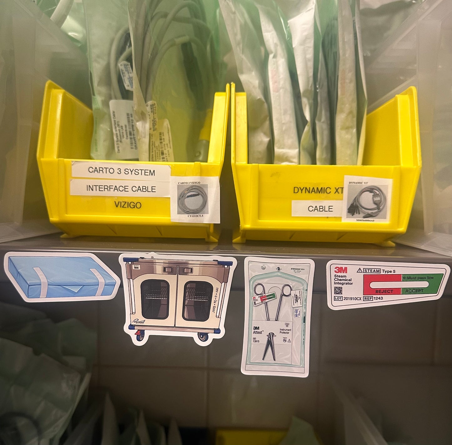 4 Exclusive Magnet Bundle & 1 Acrylic Pin| 1 Pin + 4 Magnets | CRCST Gift | Sterile Processing Tech Accessories | Biological Pin