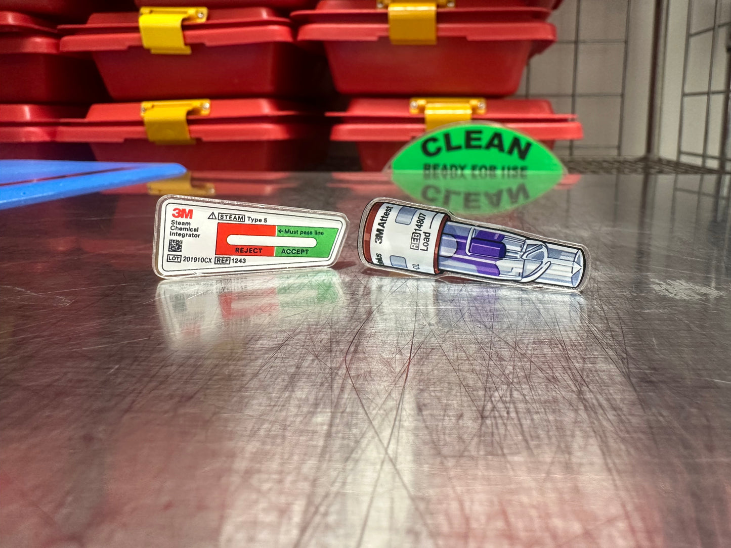 Sterile Processing Badge Reel & Acrylic pin set | SPD Tech Gift | Central Service Technician | Healthcare Worker Gift