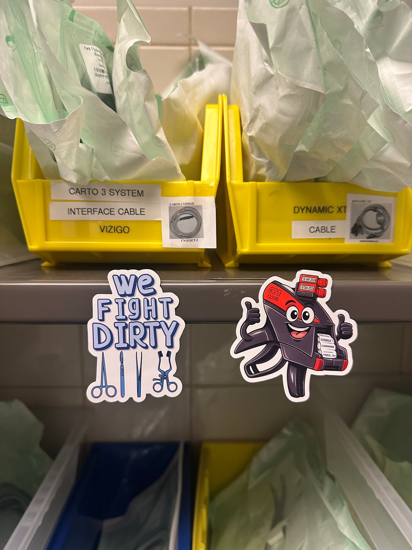 Sterile Processing 5 Magnets and 1 Mini Pin Bundle | SPD Pride Locker Decor