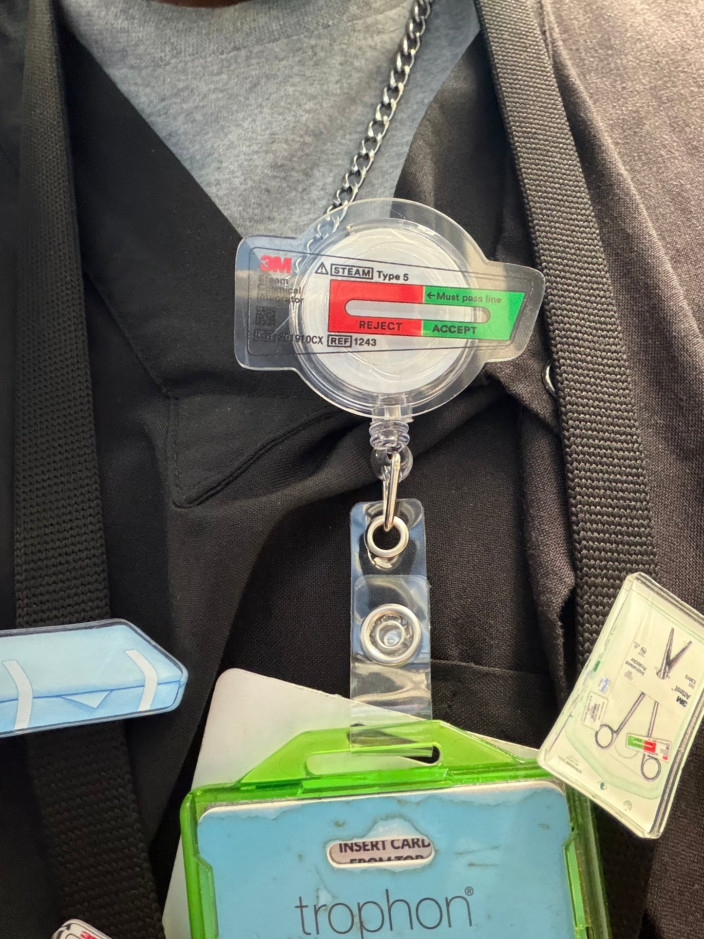 Acrylic Badge Reel | 2mm Lightweight Badge Holder | Sterile Processing Badge Reel | Healthcare Worker Gift