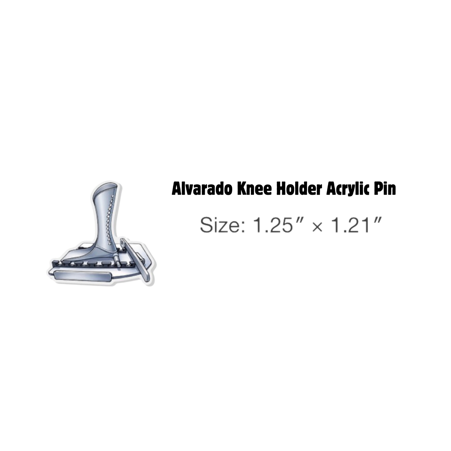 Sterile Processing Acrylic Pin | 2 Pin Bundle | SPD Week | Biological Indicator & Alvarado Knee Holder Acrylic Pin