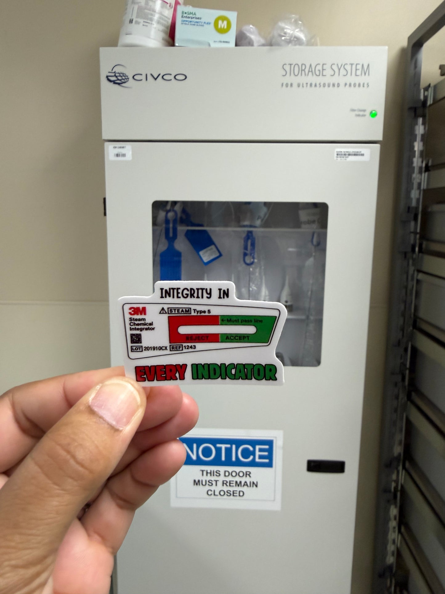 Sterile Processing Sticker Bundle | 5 SPD Stickers + 1 Mystery Mini Acrylic Pin | CSPDT & CRCST Gift | Sterile Processing Tech Accessories