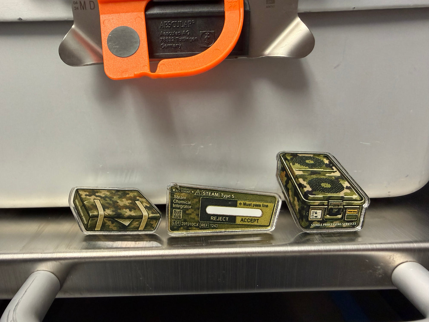Build Your Own Military Camo SPD Acrylic Pin Set | Medical Supply Technician MST Pin | Sterile Processing Pin | VA Employee Gift | Choose Your Pins