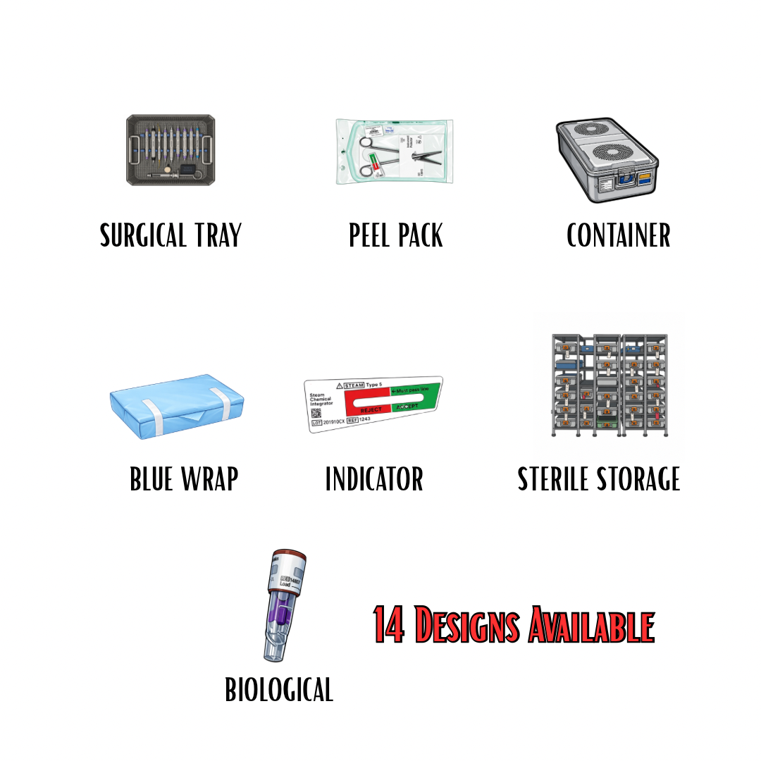 SPD Team Gift Pack | Build your own 10- Pin Bundle | spd Week appreciation | Thank you, sterile processing | Crcst Gift | Central service