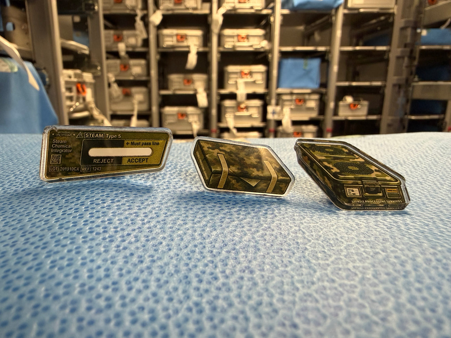 Build Your Own Military Camo SPD Acrylic Pin Set | Medical Supply Technician MST Pin | Sterile Processing Pin | VA Employee Gift | Choose Your Pins