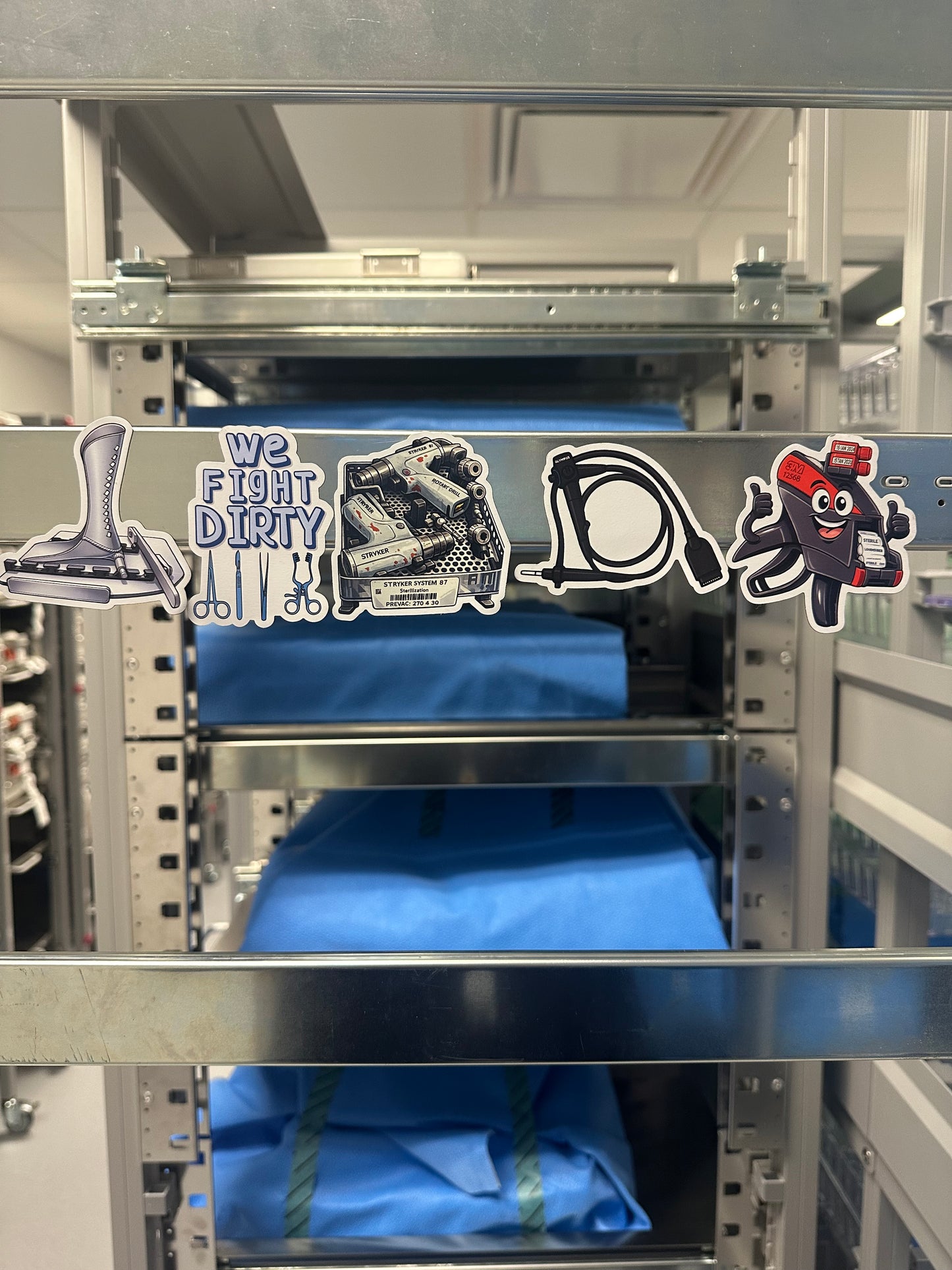 Sterile Processing 5 Magnets and 1 Mini Pin Bundle | SPD Pride Locker Decor