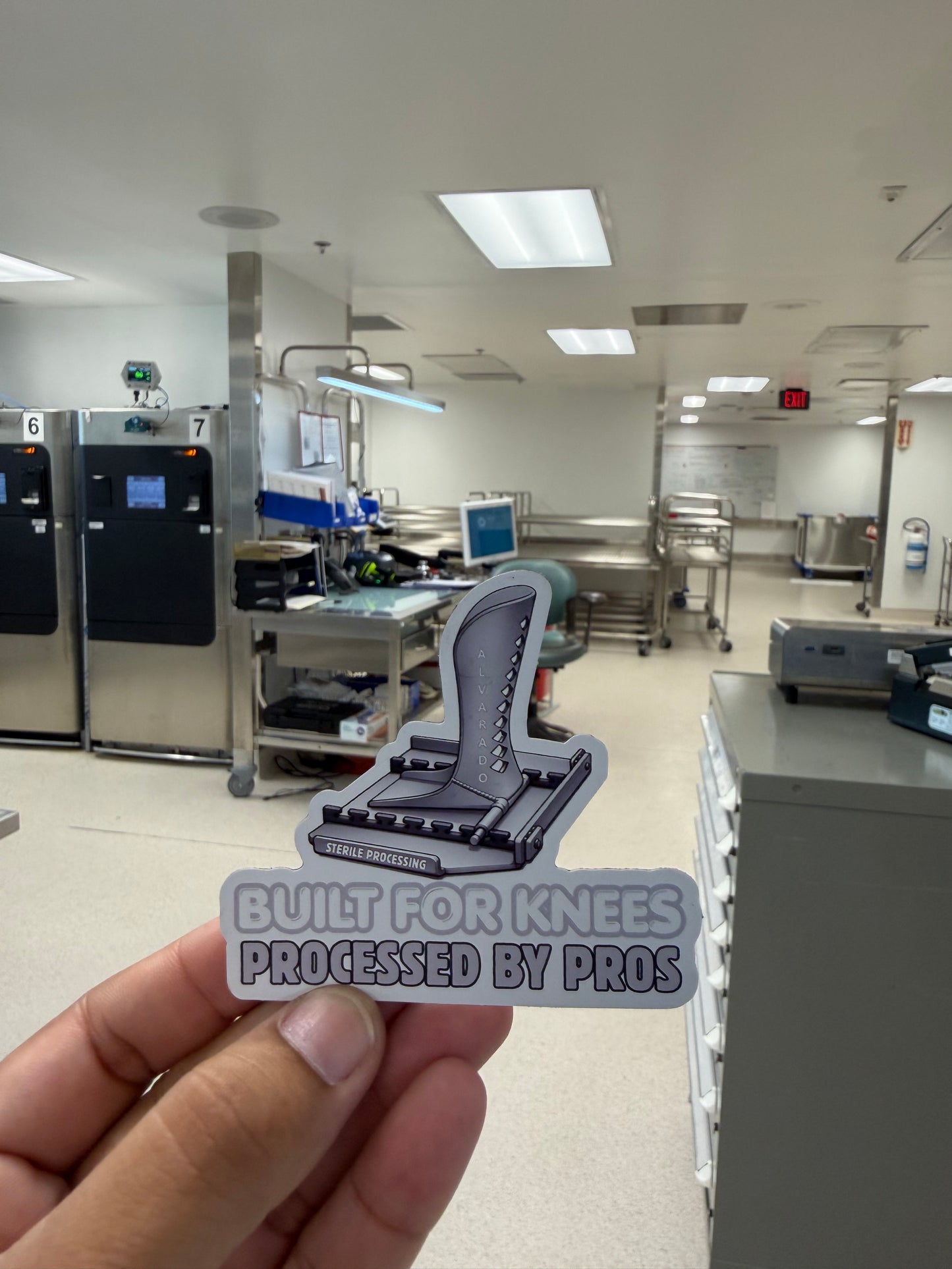 Sterile Processing Magnets Bundle | 4 Magnets, Mystery mini acrylic Pin | SPD Healthcare Decor |crcst Gift