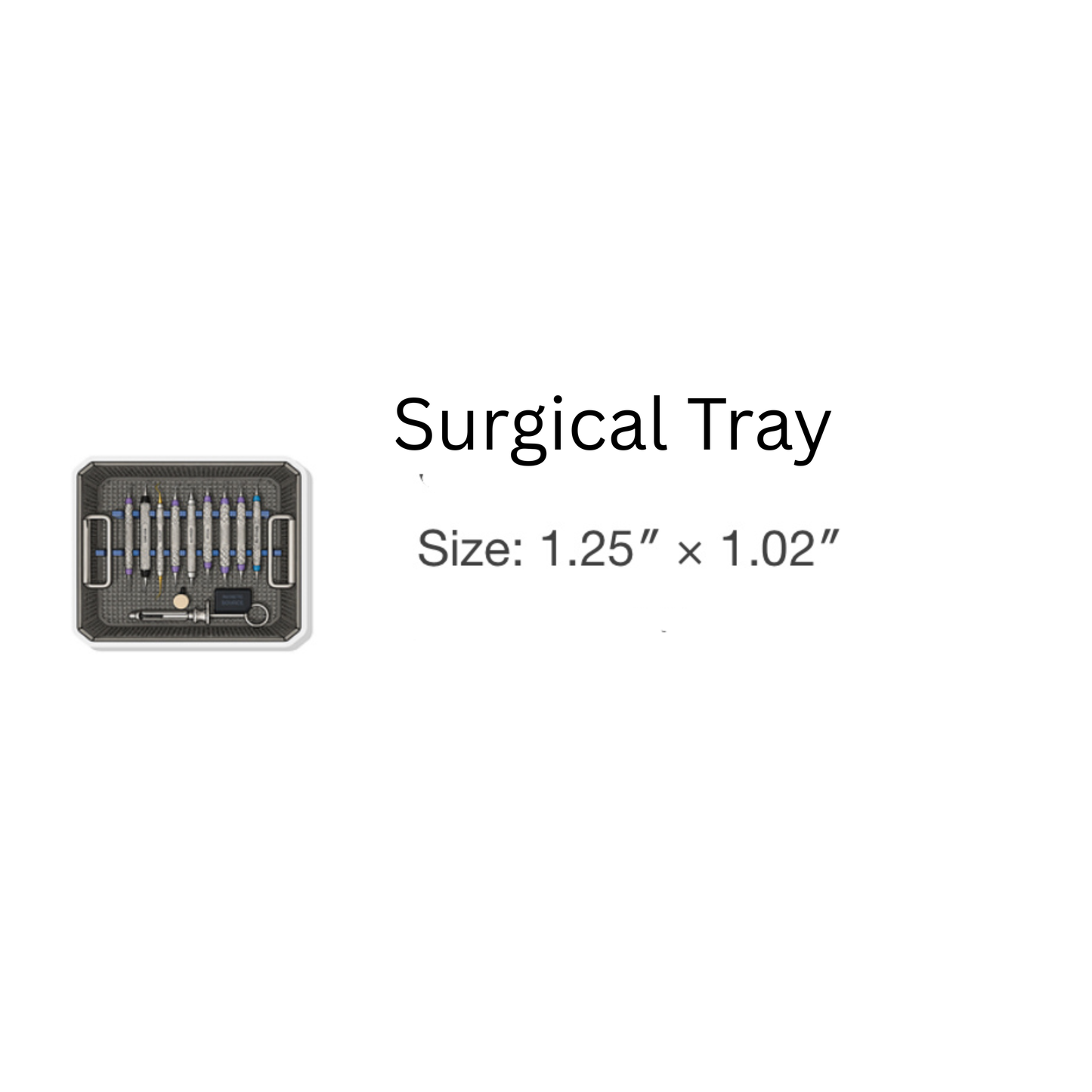 Sterile Processing Acrylic Pin | 2 Pin Bundle | SPD Week | BI Indicator and Surgical Tray