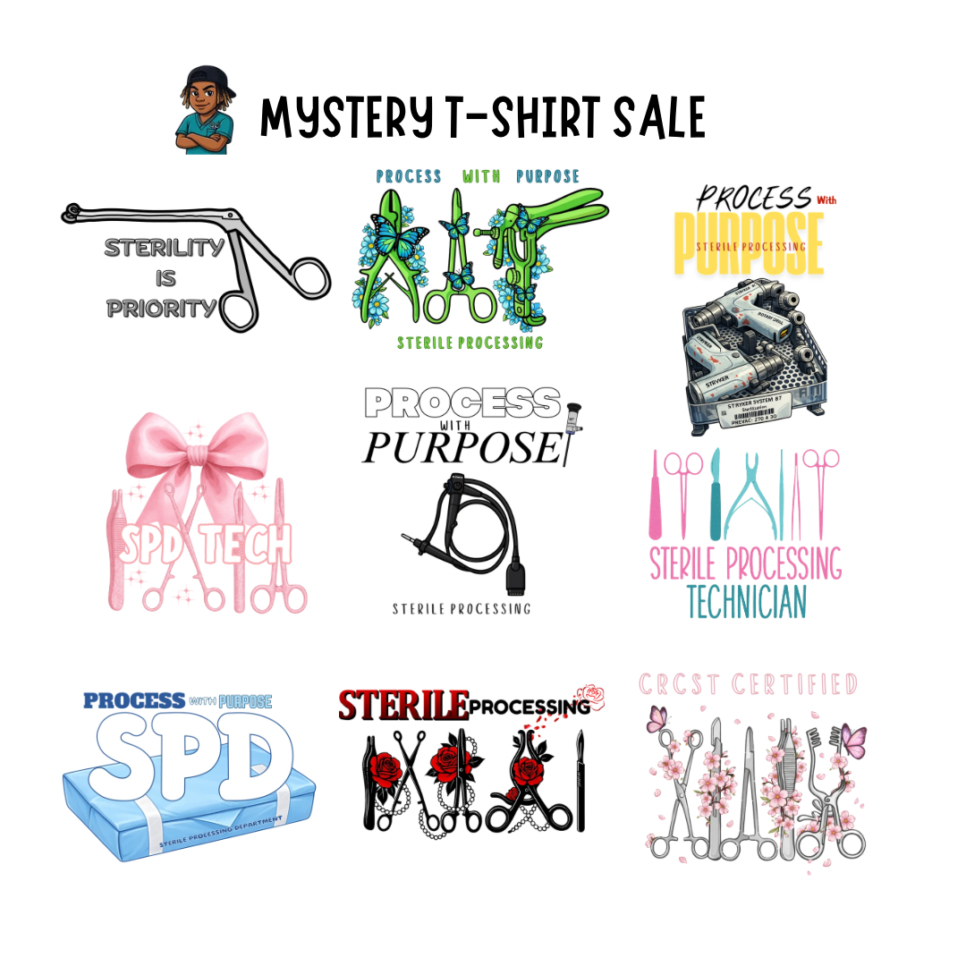 Mystery Shirt — Made to Order| Steril Processing| Spd Week gift | let us pick clearance