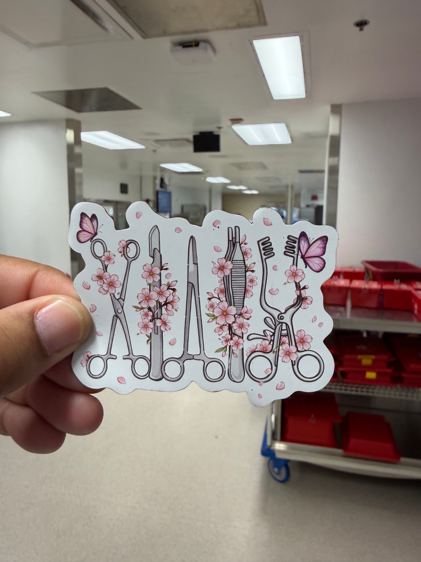 SPD  Diva Magnet Bundle | 5 Sterile Processing Magnets | Pink | Crcst gift | Spd Week | 1 Mystery Acrylic Pin | Decorative Magnets